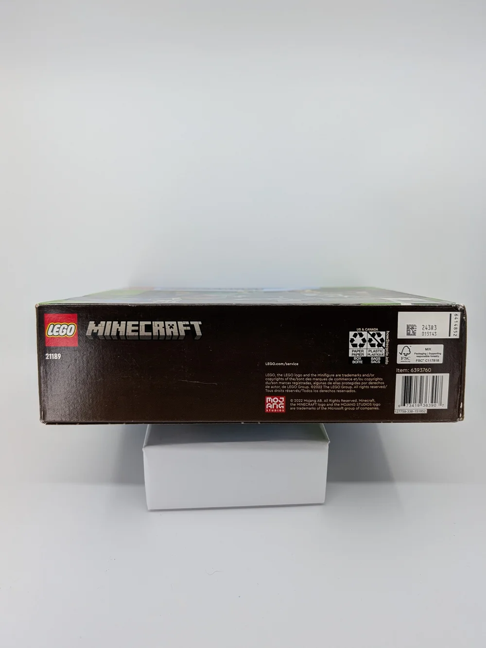 LEGO 21189 Minecraft The Skeleton Dungeon Building Set, Sealed